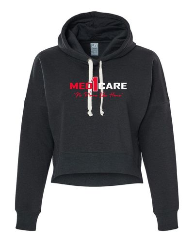 Women's Crop Hooded Sweatshirt - 8853 image thumbnail