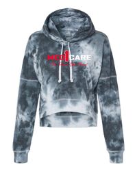Image of Women's Crop Hooded Sweatshirt - 8853