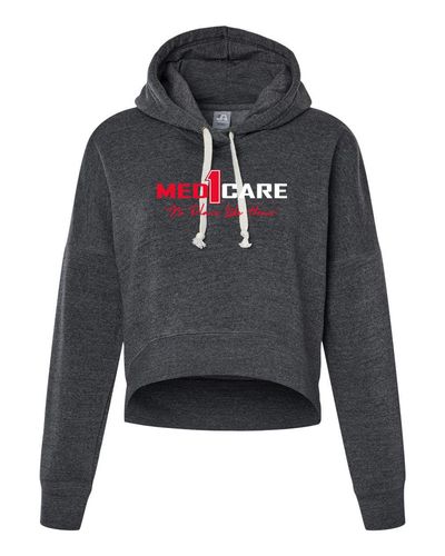 Women's Crop Hooded Sweatshirt - 8853 image thumbnail