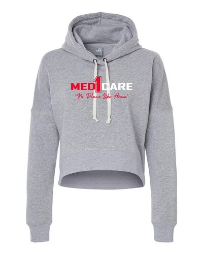 Women's Crop Hooded Sweatshirt - 8853 image thumbnail