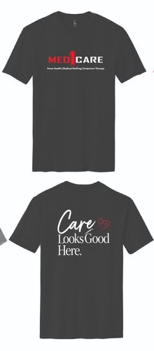 Care Looks Good Here Perfect Blend CVC Tee. DM108 image thumbnail