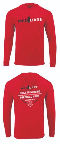 Med1Care Angled- Skilled Nursing Jerzees Classics Unisex Cotton Long Sleeve Hooded T-Shirt 363LH image thumbnail Med1Care Angled- Skilled Nursing Jerzees Classics Unisex Cotton Long Sleeve Hooded T-Shirt 363LH image thumbnail