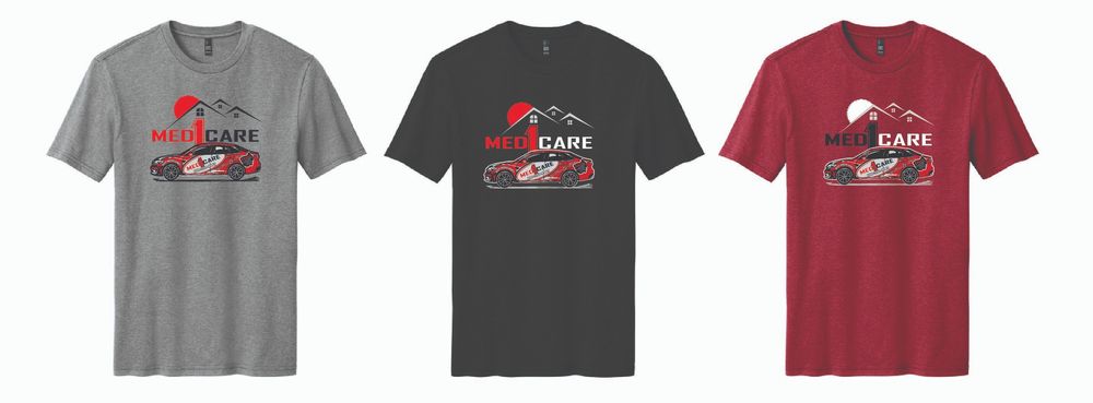 Med1Care w/ Vehicle Perfect Blend CVC Tee. DM108 primary image