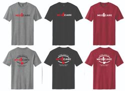 Image of Med1Care w/ Home Health Oval & State Perfect Blend CVC Tee. DM108