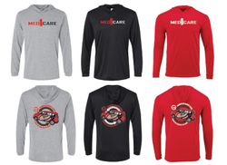 Image of Compassionate Care from the Comfort of Home Jerzees Classics Unisex Cotton Long Sleeve Hooded T-Shirt 363LH