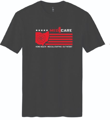Med1care Flag Perfect Blend CVC Tee. DM108 image thumbnail