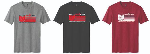 Med1care Flag Perfect Blend CVC Tee. DM108 image thumbnail