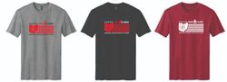 Image of Med1care Flag Perfect Blend CVC Tee. DM108