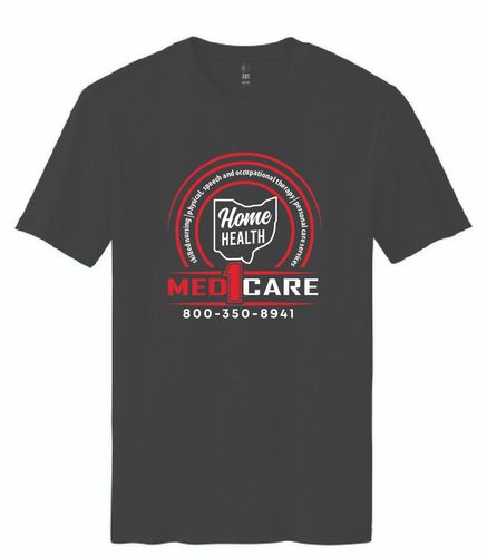 Med1care Home Health + Phone # Perfect Blend CVC Tee. DM108 image thumbnail Med1care Home Health + Phone # Perfect Blend CVC Tee. DM108 image thumbnail