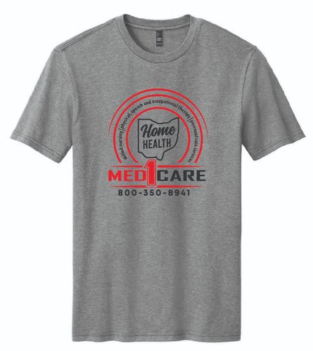 Med1care Home Health + Phone # Perfect Blend CVC Tee. DM108 image thumbnail Med1care Home Health + Phone # Perfect Blend CVC Tee. DM108 image thumbnail