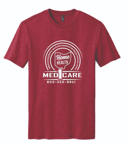 Med1care Home Health + Phone # Perfect Blend CVC Tee. DM108 image thumbnail Med1care Home Health + Phone # Perfect Blend CVC Tee. DM108 image thumbnail