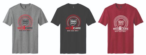 Med1care Home Health + Phone # Perfect Blend CVC Tee. DM108 image thumbnail Med1care Home Health + Phone # Perfect Blend CVC Tee. DM108 image thumbnail