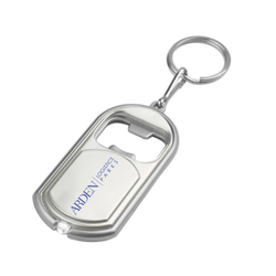 Image of Bottle Opener Key Chain with LED light. 1 box=250 units 