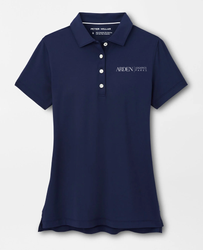 Image of Ladies Peter Millar Crown Sport Solid Performance Jersey Polo