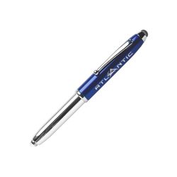Image of Microfiber Stylus LED Flashlight Pen
