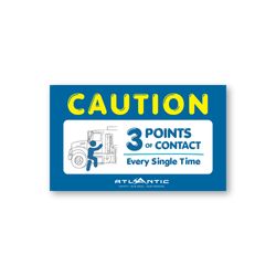Image of 5 x 3" Sticker - 3 Points of Contact