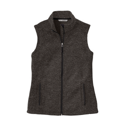 Image of Port Authority Ladies Sweater Fleece Vest