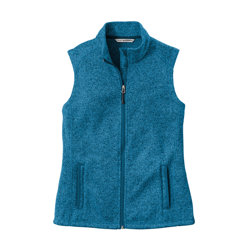 Port Authority Ladies Sweater Fleece Vest image thumbnail