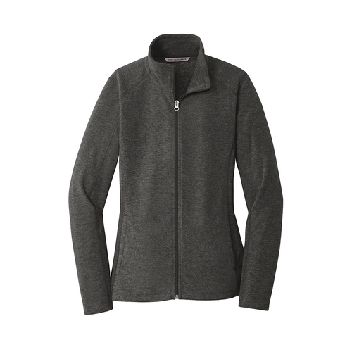 Port Authority Ladies Heather Microfleece Full-Zip Jacket image thumbnail