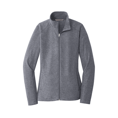 Port Authority Ladies Heather Microfleece Full-Zip Jacket image thumbnail