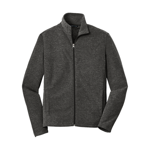 Port Authority® Heather Microfleece Full-Zip Jacket image thumbnail