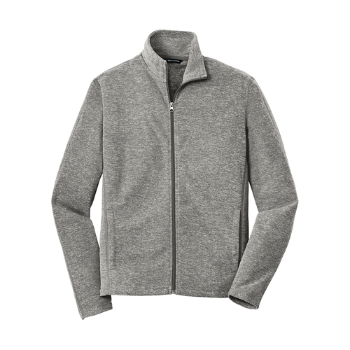 Port Authority® Heather Microfleece Full-Zip Jacket image thumbnail