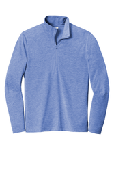 Image of Sport-Tek PosiCharge Tri-Blend Wicking 1/4-Zip Pullover