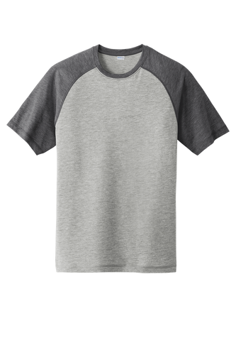 Sport-Tek PosiCharge Tri-Blend Wicking Raglan Tee image thumbnail