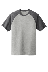 Image of Sport-Tek PosiCharge Tri-Blend Wicking Raglan Tee