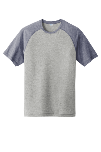 Sport-Tek PosiCharge Tri-Blend Wicking Raglan Tee image thumbnail