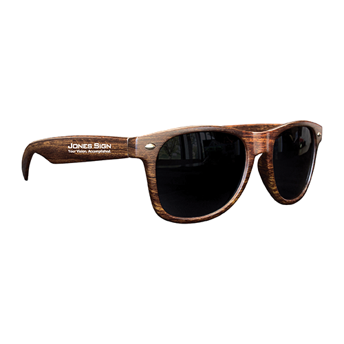 Wood Tone Miami Sunglasses image thumbnail