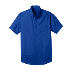 Image of Port Authority Short Sleeve Carefree Poplin Shirt