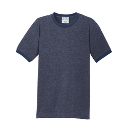 Image of Port & Company Core Cotton Ringer Tee