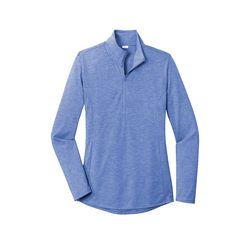 Image of Sport-Tek Ladies PosiCharge Tri-Blend Wicking 1/4-Zip Pullover