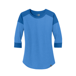 Image of New Era Ladies Heritage Blend 3/4-Sleeve Baseball Raglan Tee