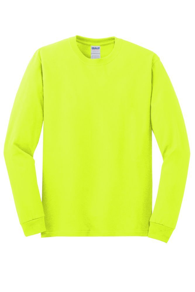 Gildan® - Safety Heavy Cotton™ 100% Cotton Long Sleeve T-Shirt primary image