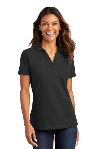 Port Authority Ladies C-FREE Cotton Blend Pique Polo image thumbnail