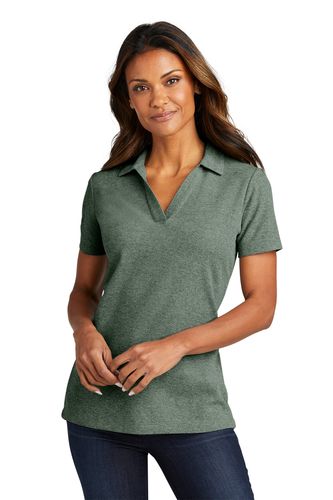 Port Authority Ladies C-FREE Cotton Blend Pique Polo image thumbnail