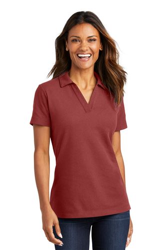 Port Authority Ladies C-FREE Cotton Blend Pique Polo image thumbnail