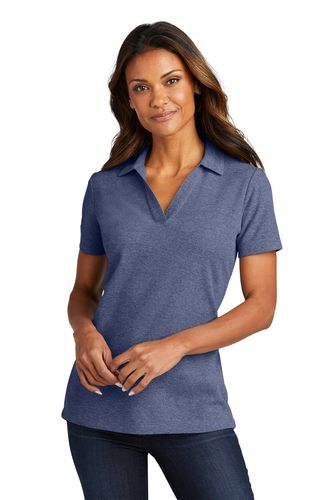 Port Authority Ladies C-FREE Cotton Blend Pique Polo image thumbnail