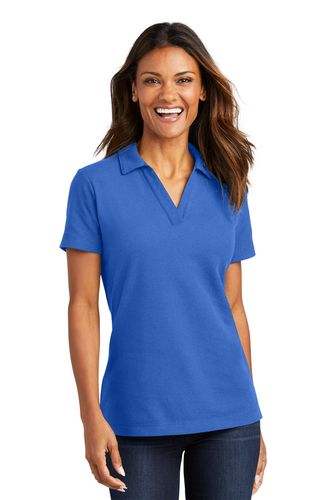 Port Authority Ladies C-FREE Cotton Blend Pique Polo image thumbnail