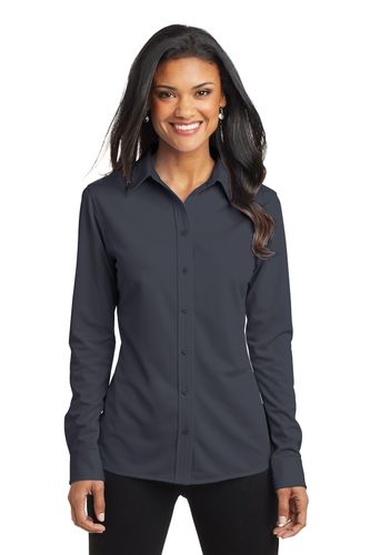 Port Authority Ladies Dimension Knit Dress Shirt image thumbnail