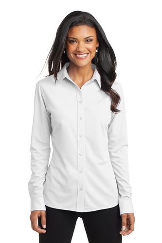 Port Authority Ladies Dimension Knit Dress Shirt image thumbnail