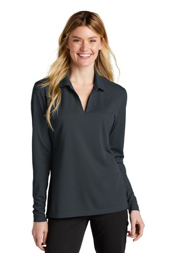 Nike Ladies Dri-FIT Micro Pique 2.0 Long Sleeve Polo image thumbnail
