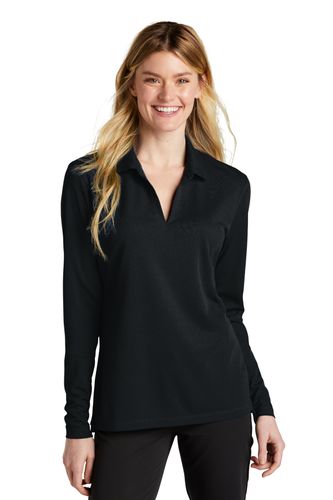 Nike Ladies Dri-FIT Micro Pique 2.0 Long Sleeve Polo image thumbnail