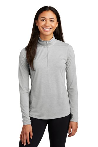 Sport-Tek Ladies PosiCharge Tri-Blend Wicking 1/4-Zip Pullover image thumbnail