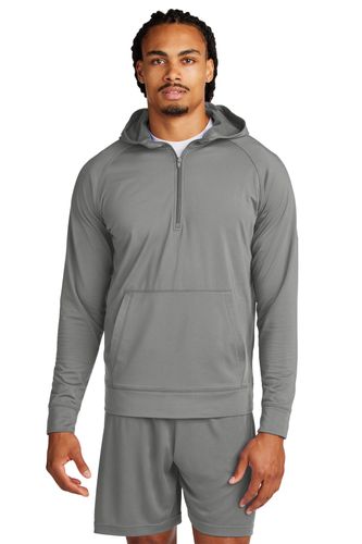 Sport-Tek Sport-Wick Stretch 1/2-Zip Hoodie image thumbnail