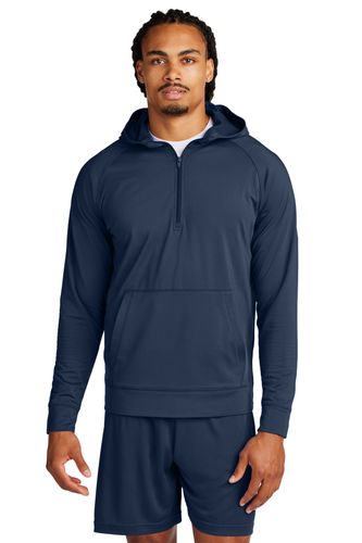 Sport-Tek Sport-Wick Stretch 1/2-Zip Hoodie image thumbnail
