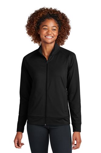 Sport-Tek Ladies Sport-Wick Stretch Full-Zip Cadet Jacket image thumbnail Sport-Tek Ladies Sport-Wick Stretch Full-Zip Cadet Jacket image thumbnail