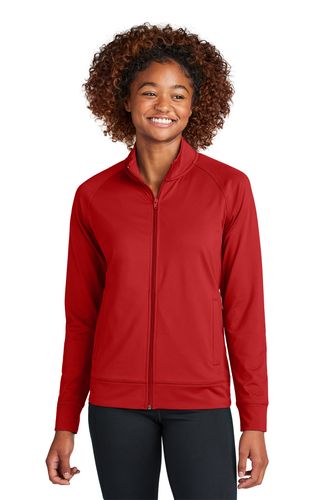 Sport-Tek Ladies Sport-Wick Stretch Full-Zip Cadet Jacket image thumbnail Sport-Tek Ladies Sport-Wick Stretch Full-Zip Cadet Jacket image thumbnail